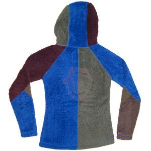 Black Yak Colour‎ Block Mid Layer Luxury Fleece Long Sleeve Zip Up Hoodie